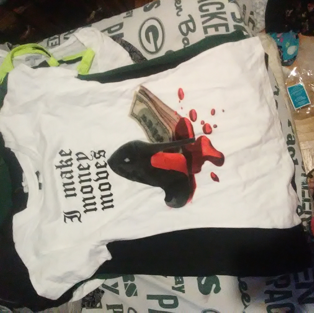 White graphic shirt